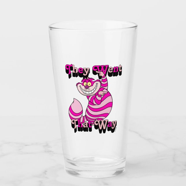 Alice In Wonderland | They Went That Way Glass (Front)
