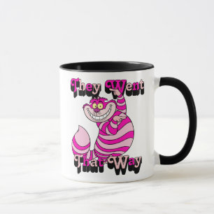 Alice In Wonderland   They Went That Way Mug