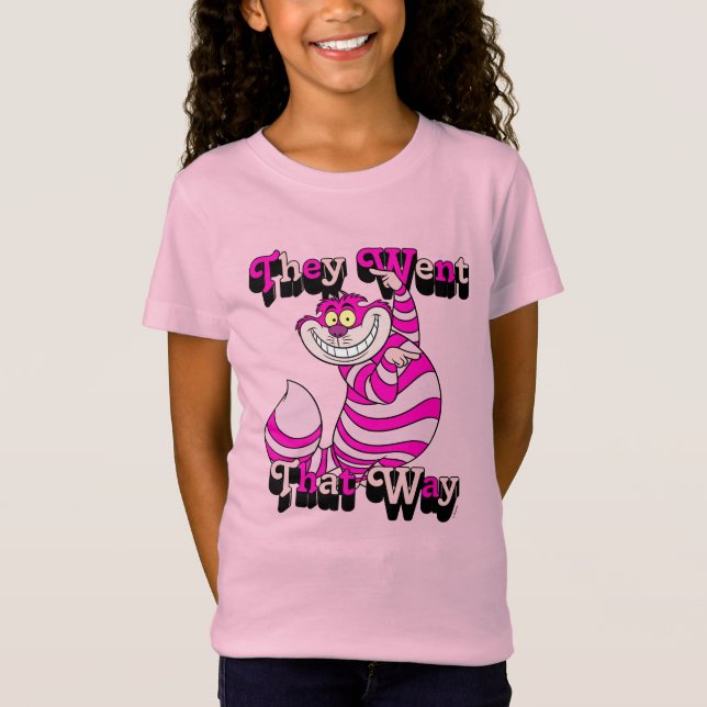 Alice In Wonderland | They Went That Way T-Shirt (Front)