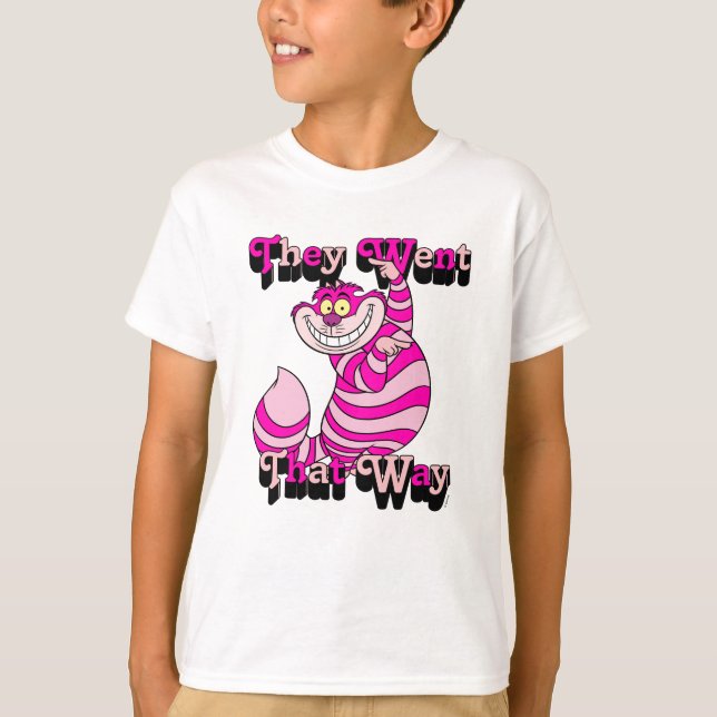 Alice In Wonderland | They Went That Way T-Shirt (Front)