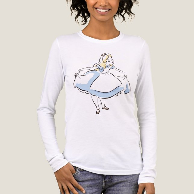 Alice in Wonderland | This Way to Wonderland 2 Tri-Blend Shirt (Front)