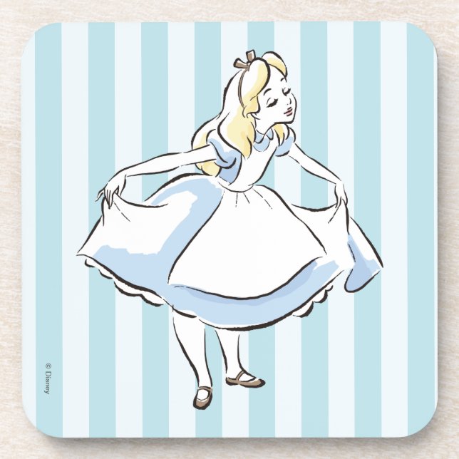 Alice in Wonderland | This Way to Wonderland Beverage Coaster (Front)