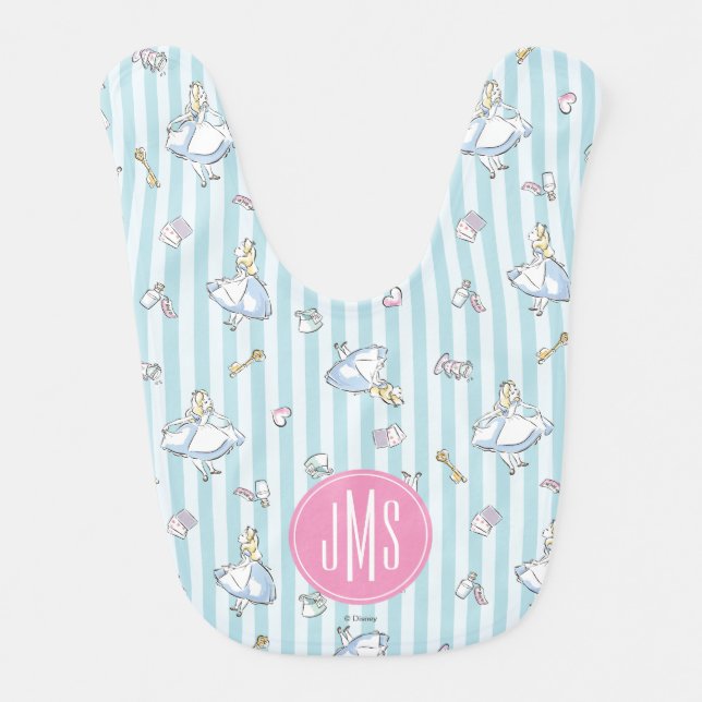 Alice in Wonderland | This Way to Wonderland Bib (Front)