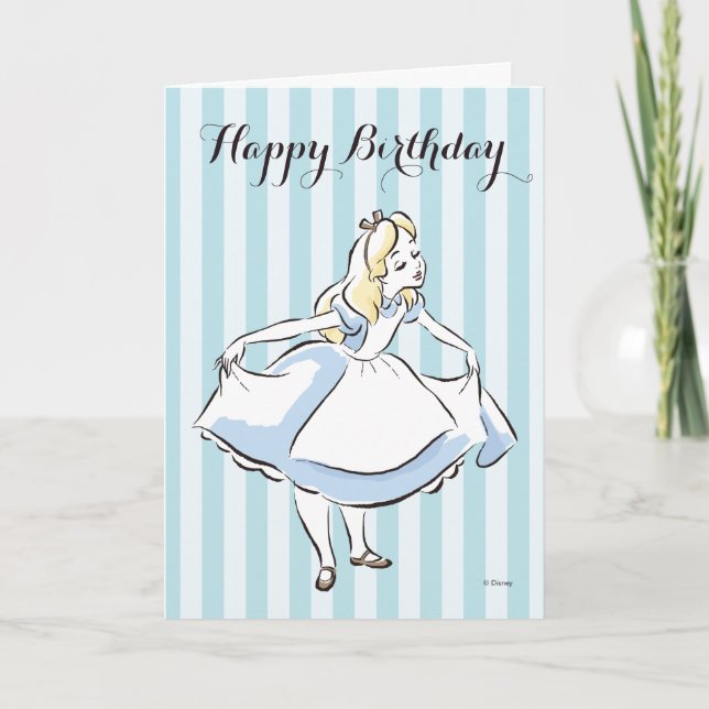 Alice in Wonderland | This Way to Wonderland Card (Front)