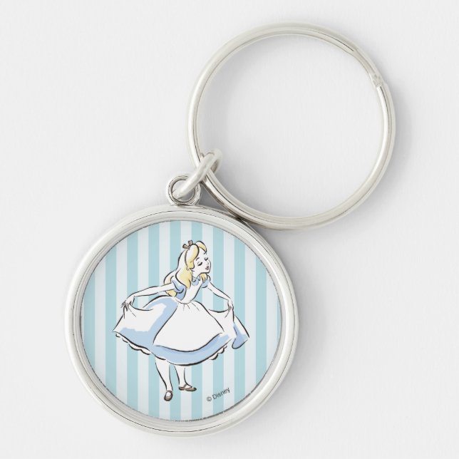 Alice in Wonderland | This Way to Wonderland Keychain (Front)