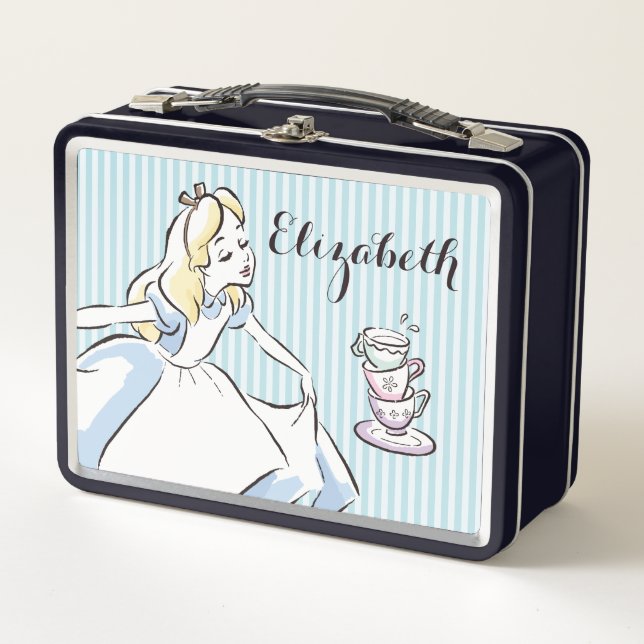 Alice in Wonderland | This Way to Wonderland Metal Lunch Box (Front)