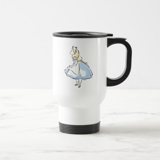 Alice in Wonderland | This Way to Wonderland Travel Mug (Right)