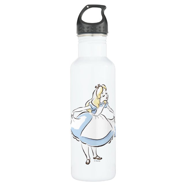Alice in Wonderland | This Way to Wonderland Water Bottle (Front)