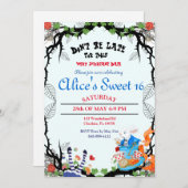 Alice In Wonderland Thorn Invitation (Front/Back)