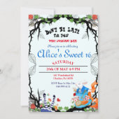 Alice In Wonderland Thorn Invitation (Front)