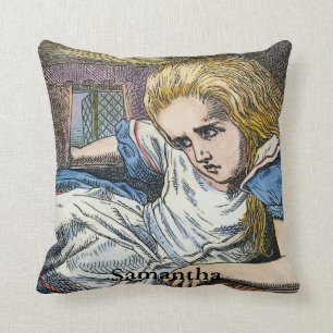 ALICE IN WONDERLAND THROW PILLOW