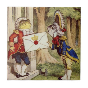 Alice in Wonderland Tile, The Footmen Tile