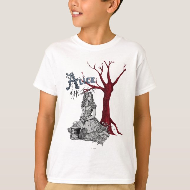 Alice in Wonderland - Tim Burton T-Shirt (Front)