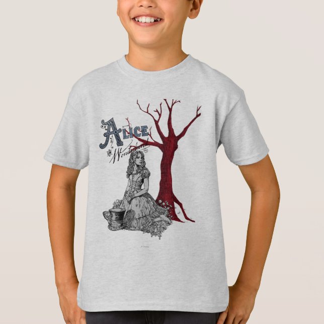 Alice in Wonderland - Tim Burton T-Shirt (Front)