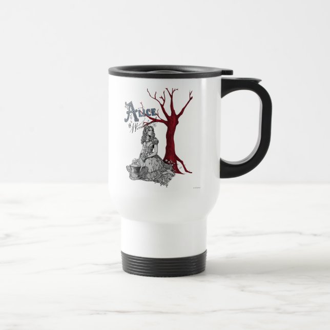 Alice in Wonderland - Tim Burton Travel Mug (Right)
