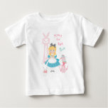 Alice In Wonderland | Time For Tea Baby T-shirt at Zazzle