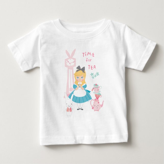 Alice In Wonderland | Time For Tea Baby T-Shirt (Front)