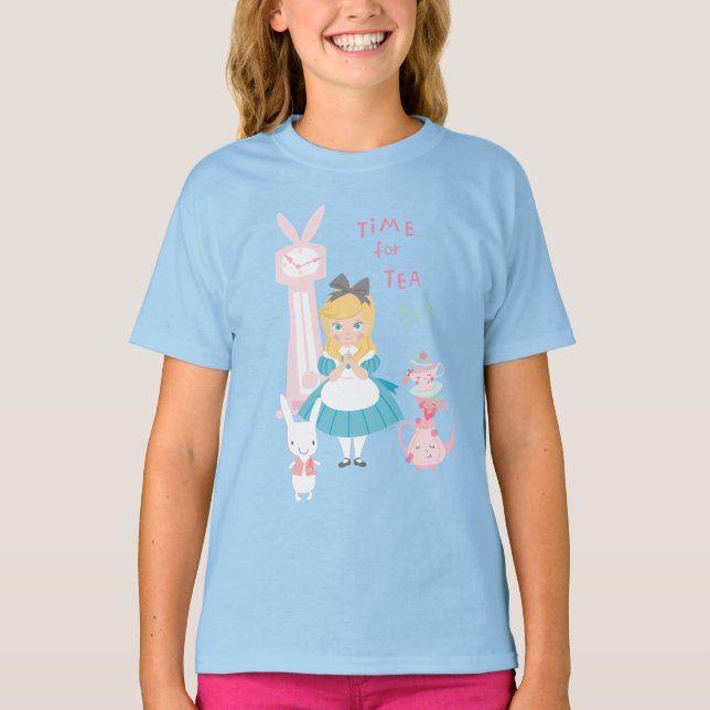 Alice In Wonderland | Time For Tea T-Shirt (Front)