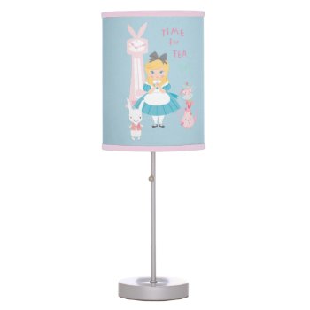Alice In Wonderland | Time For Tea Table Lamp by aliceinwonderland at Zazzle