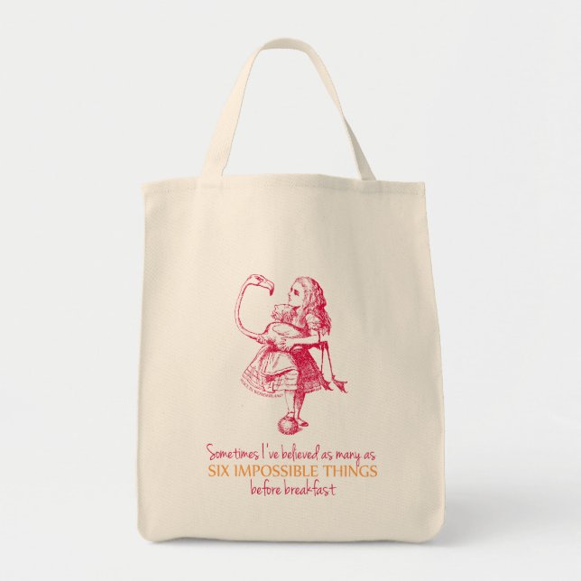 Alice in Wonderland Tote Bag (Front)