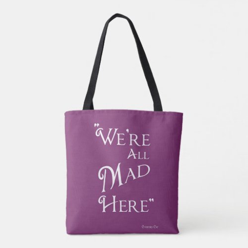 Alice in Wonderland Tote Bag _ Mad