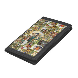 Alice in Wonderland trifold wallet