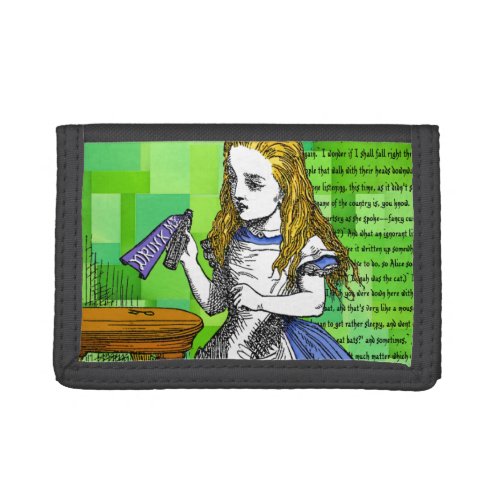 Alice In Wonderland Trifold Wallet