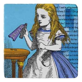 Alice In Wonderland Trivet by WaywardMuse at Zazzle