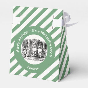 Alice in Wonderland Tweedledum & Tweedledee Party Favor Boxes