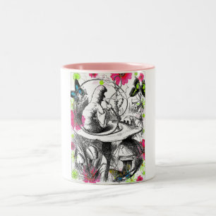 Alice in Wonderland Two-Tone Coffee Mug