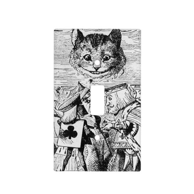 Alice in Wonderland Vintage Light Switch Cover (Front)