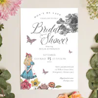 Let's Part-Tea Bridal Vintage Alice In Wonderland Bridal Shower