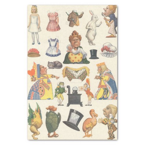 Alice in Wonderland Vintage Victorian Paper Doll