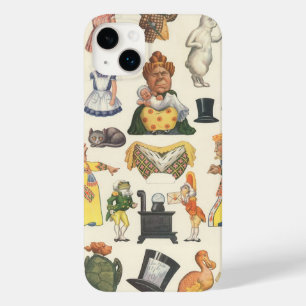 Alice in Wonderland, Vintage Victorian Paper Doll Case-Mate iPhone 14 Plus Case