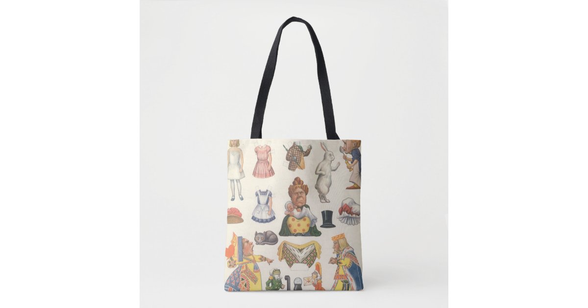 Alice in Wonderland Tote Bag Humpty Dumpty Tote Bag Alice in 