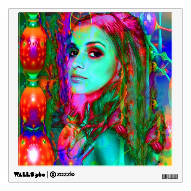 Alice in Wonderland Wall Decal (Front)