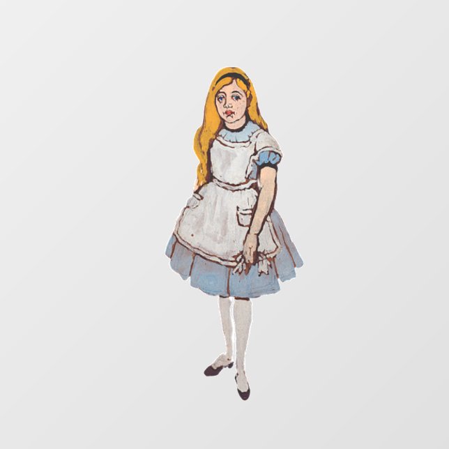 Alice in Wonderland  Wall Decal (Front)