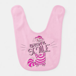 Alice In Wonderland Wear A Smile Baby Bib