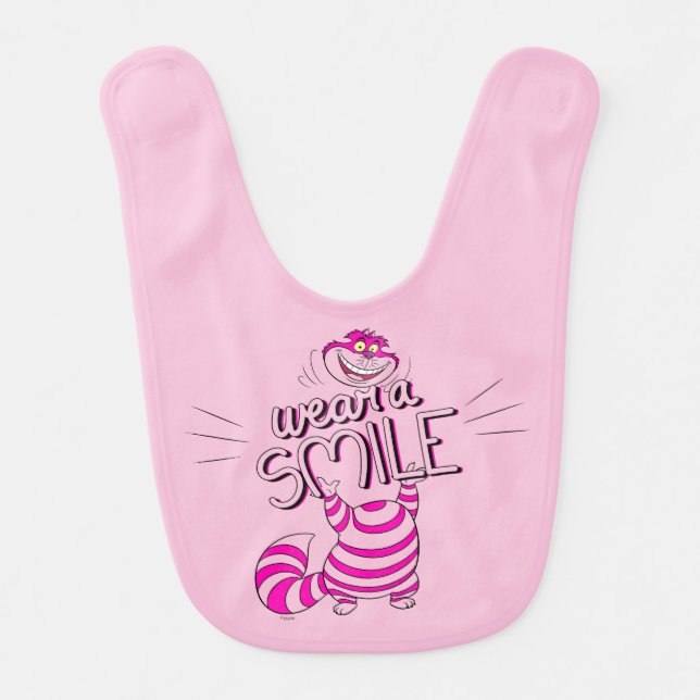 Alice In Wonderland | Wear A Smile Baby Bib (Front)