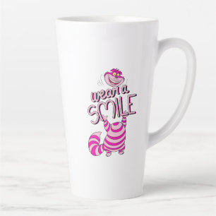 Alice In Wonderland   Wear A Smile Latte Mug