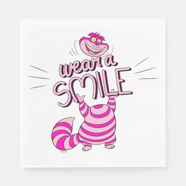 Alice In Wonderland | Wear A Smile Napkins (Front)