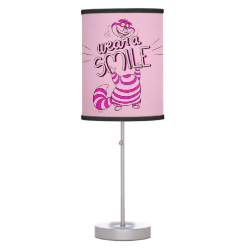 Alice In Wonderland  Wear A Smile Table Lamp