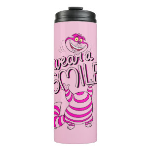 Alice In Wonderland Wear A Smile Thermal Tumbler