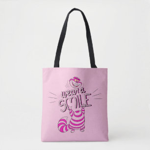 Alice In Wonderland   Wear A Smile Tote Bag