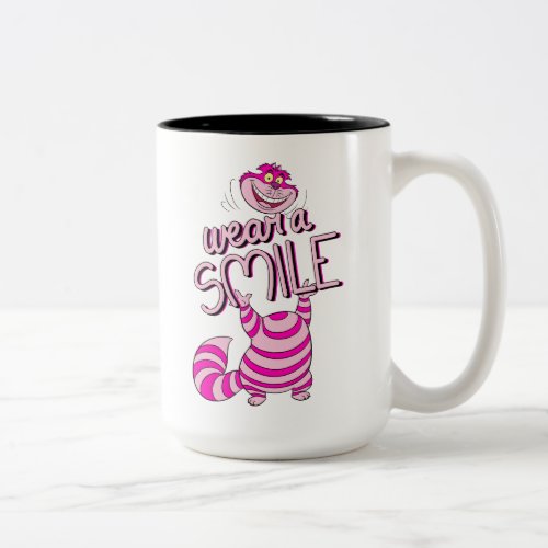 Alice In Wonderland  Wear A Smile Two_Tone Coffee Mug