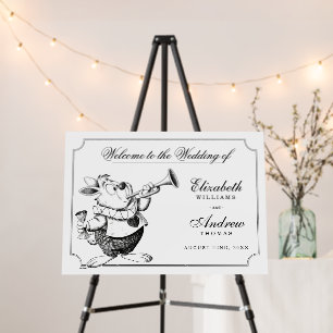 Alice in Wonderland Wedding Foam Board