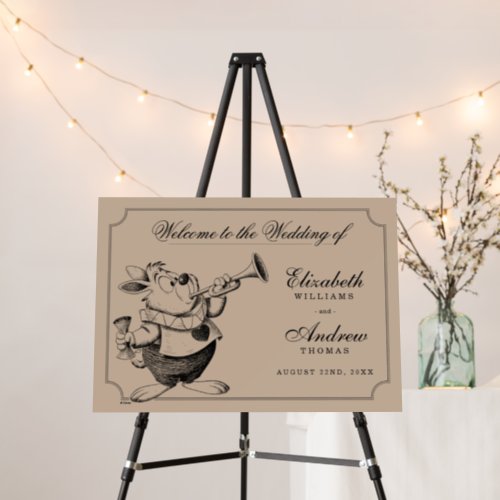 Alice in Wonderland Wedding Foam Board