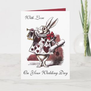 Alice in Wonderland — Wedding Greeting Card