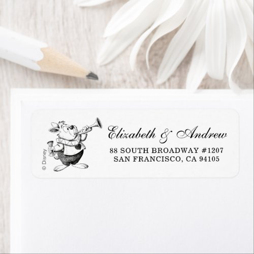 Alice in Wonderland Wedding  Label