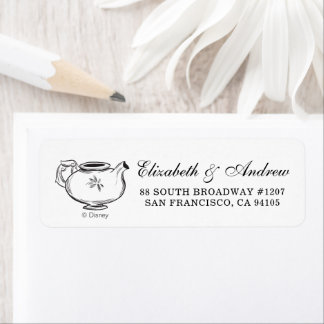 Alice in Wonderland Wedding Label